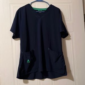 XL navy Carhartt scrub top